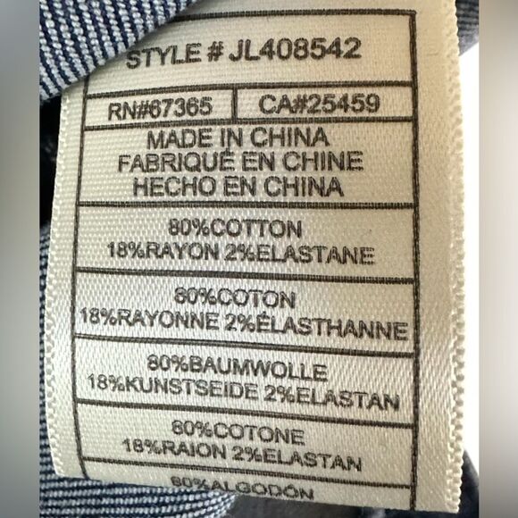 Betsey Johnson Zip-Up Short Sleeve Denim Mini Dress. Size 0. NWOT - Picture 8 of 8